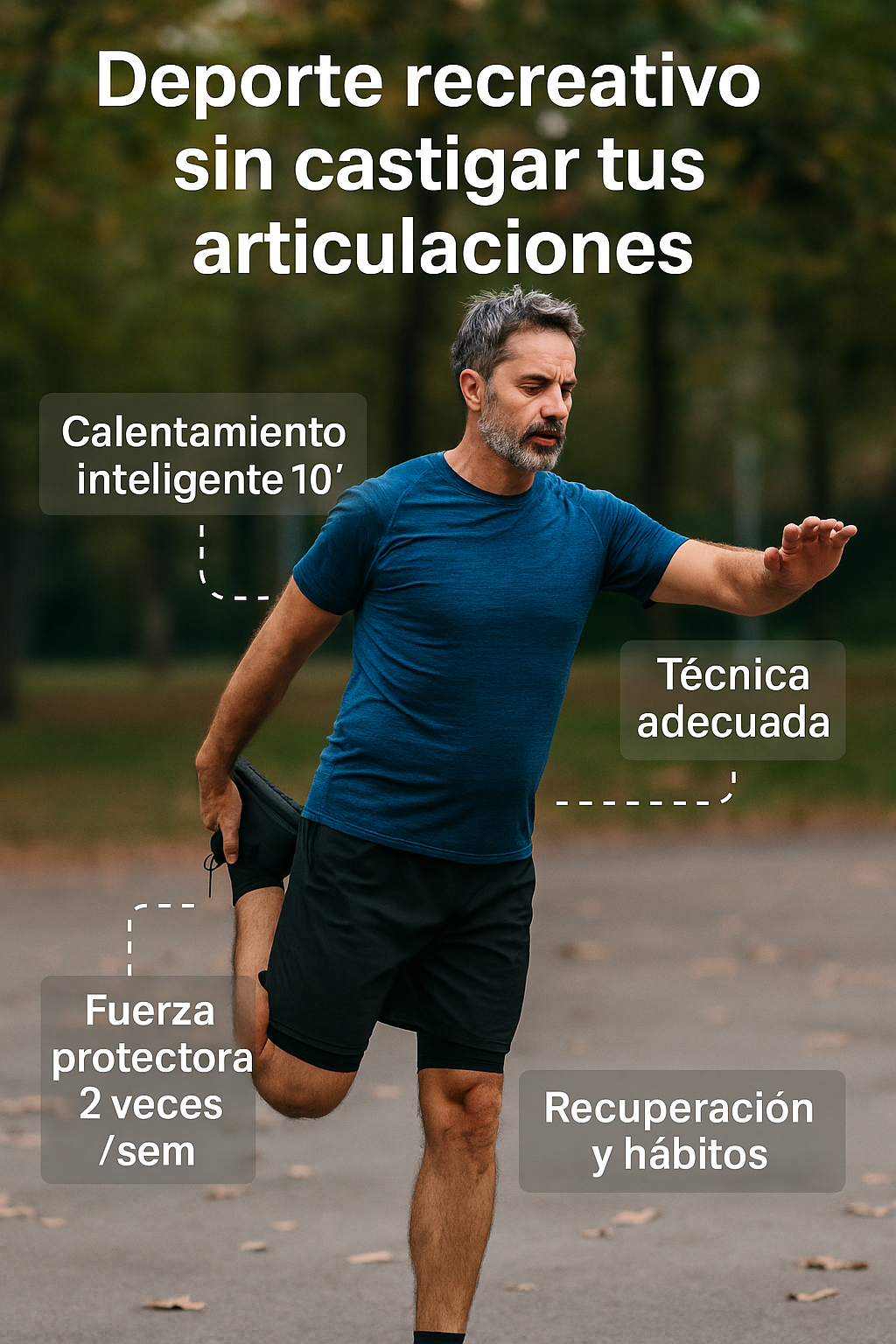 Deporte recreativo: protege tus articulaciones (guía completa)